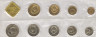Монета. СССР. Официальный, годовой набор из девяти монет и жетона ММД 1990 год. рев