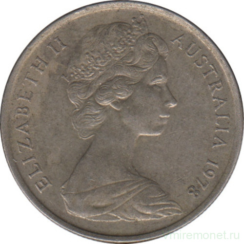 Монета. Австралия. 5 центов 1978 год.
