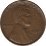 Монета. США. 1 цент 1947 год. ав.