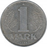 Монета. ГДР. 1 марка 1982 год. ав.