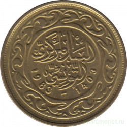 Монета. Тунис. 100 миллимов 1983 год.