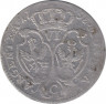 Монета. Пруссия. 6 грошей 1756 год. (C). рев.