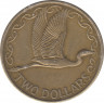 Монета. Новая Зеландия. 2 доллара 1998 год. рев.