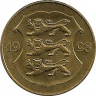 Монета. Эстония. 1 крона 1998 год. рев