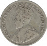 Монета. Канада. 25 центов 1936 год.