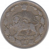 Монета. Иран. 100 динаров 1901 (1318) год. ав.