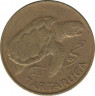 Монета. Кабо-Верде. 1 эскудо 1994 год. Морская черепаха. ав.
