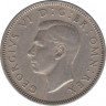  Монета. Великобритания. 1 шиллинг (12 пенсов) 1951 год. Шотландский. рев.