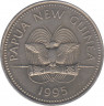 Монета. Папуа - Новая Гвинея. 20 тойя 1995 год. ав.