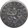 Монета. Чехия. 1 крона 1996 год. ав.