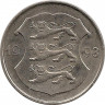 Монета. Эстония. 1 крона 1993 год. ав