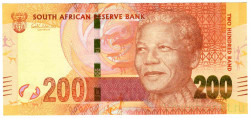 Банкнота. Южно-Африканская республика (ЮАР). 200 рандов 2012 год. Тип 137.