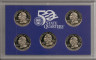 Монета. США. 25 центов 1999 год. Набор штатов монетный двор S. Годовой набор квотеров.