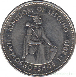 Монета. Лесото (анклав в ЮАР). 1 лоти 2010 год.