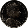 Монета. Великобритания. Британские Виргинские острова. 1 доллар 2006 год. 500 лет написанию картины Мона Лиза.