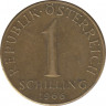 Монета. Австрия. 1 шиллинг 1966 год. ав.