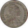Монета. Португалия. 50 сентаво 1957 год. ав.