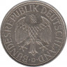 Монета. ФРГ. 1 марка 1950 год. Монетный двор - Мюнхен (D). рев.