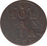 Монета. Голландская республика. 1 дуит 1765 год. ав.