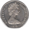 Монета. Соломоновы острова. 1 доллар 1979 год. рев.