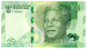 Банкнота. Южно-Африканская республика (ЮАР). 10 рандов 2023 год. Тип W148.