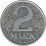 Монета. ГДР. 2 марки 1977 год.