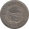 Монета. Доминиканская республика. 1 песо 1969 год. 125 лет Республике. ав.