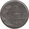 Монета. Бразилия. 1 крузейро 1970 год. ав.