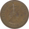Монета. Британский Гондурас. 5 центов 1969 год. рев.