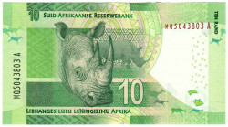 Банкнота. Южно-Африканская республика (ЮАР). 10 рандов 2013 - 2016 года. Тип 138b.