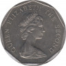 Монета. Тувалу 1 доллар 1985 год. рев.