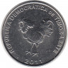 Монета. Восточный Тимор. 10 сентаво 2011 год.