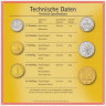 Монеты. Австрия. Годовой набор 6 монет 2000 год. В буклете. 150 лет первой австрийской марке. тыл.