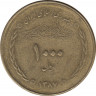 Монета. Иран. 1000 риалов 2008 (1387) год. рев.