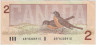 Банкнота. Канада. 2 доллара 1986 год. Тип 94а. рев.