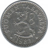 Аверс. Монета. Финляндия. 10 пенни 1983 N год.