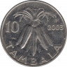 Монета. Малави. 10 тамбал 2003 год. ав.