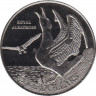Монета. Новая Зеландия. 5 долларов 1998 год. Королевский альбатрос. ав.