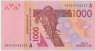 Банкнота. Западноафриканский экономический и валютный союз (ВСЕАО). Кот-д'Ивуар. 1000 франков 2003 год. (А). Тип 115Aа. рев.