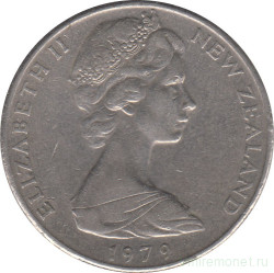 Монета. Новая Зеландия. 50 центов 1979 год.