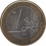 Монета. Австрия. 1 евро 2002 год. рев.