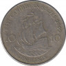 Монета. Восточные Карибские государства. 10 центов 2000 год. ав.