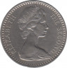 Монета. Родезия. 2 1/2 шиллинга (25 центов) 1964 год. рев.