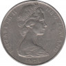 Монета. Новая Зеландия. 50 центов 1978 год. ав.