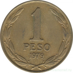 Монета. Чили. 1 песо 1979 год.