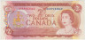 Банкнота. Канада. 2 доллара 1974 год. Тип 86b. Три буквы в номере. ав.