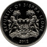 Монета. Сьерра-Леоне. 1 доллар 2012 год. XXX летние Олимпийские Игры, Лондон 2012. Стрельба из лука.