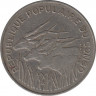 Монета. Конго. 100 франков 1971 год. рев.