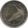 Аверс. Монета. Финляндия. 2 евро 2011 год. 200 лет банку Финляндии.