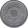 Монета. Перу. 1 сентаво 1957 год. ав.